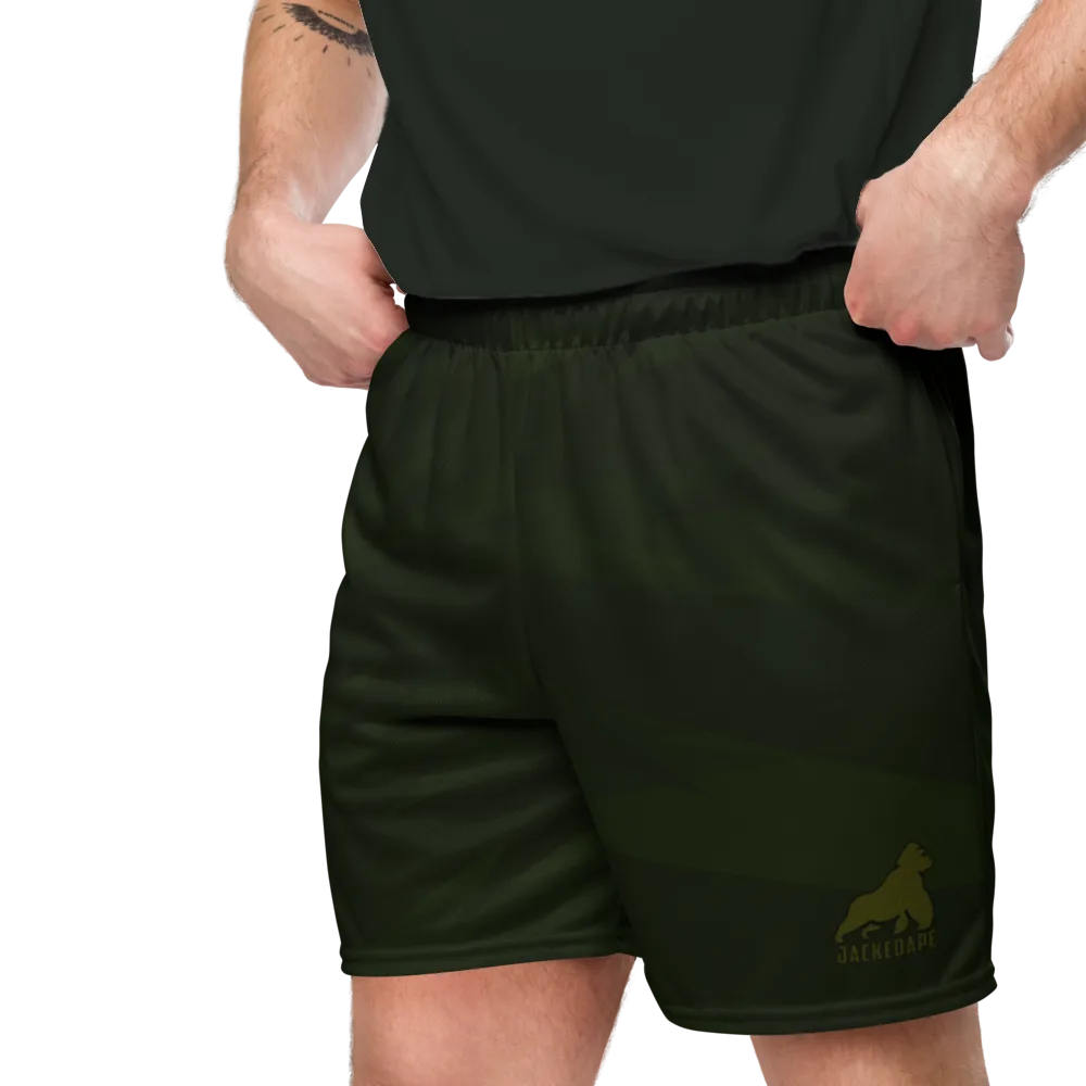Tactical - Unisex Mesh Shorts - smoisture-wicking shorts feature a two-way stretch | JackedApe