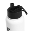 Stainless Steel Insulated Straw Bottle 750ML - Featuring double-walled stainless steel, a wide-mouth foldable straw, and a rotating handle | JackedApe