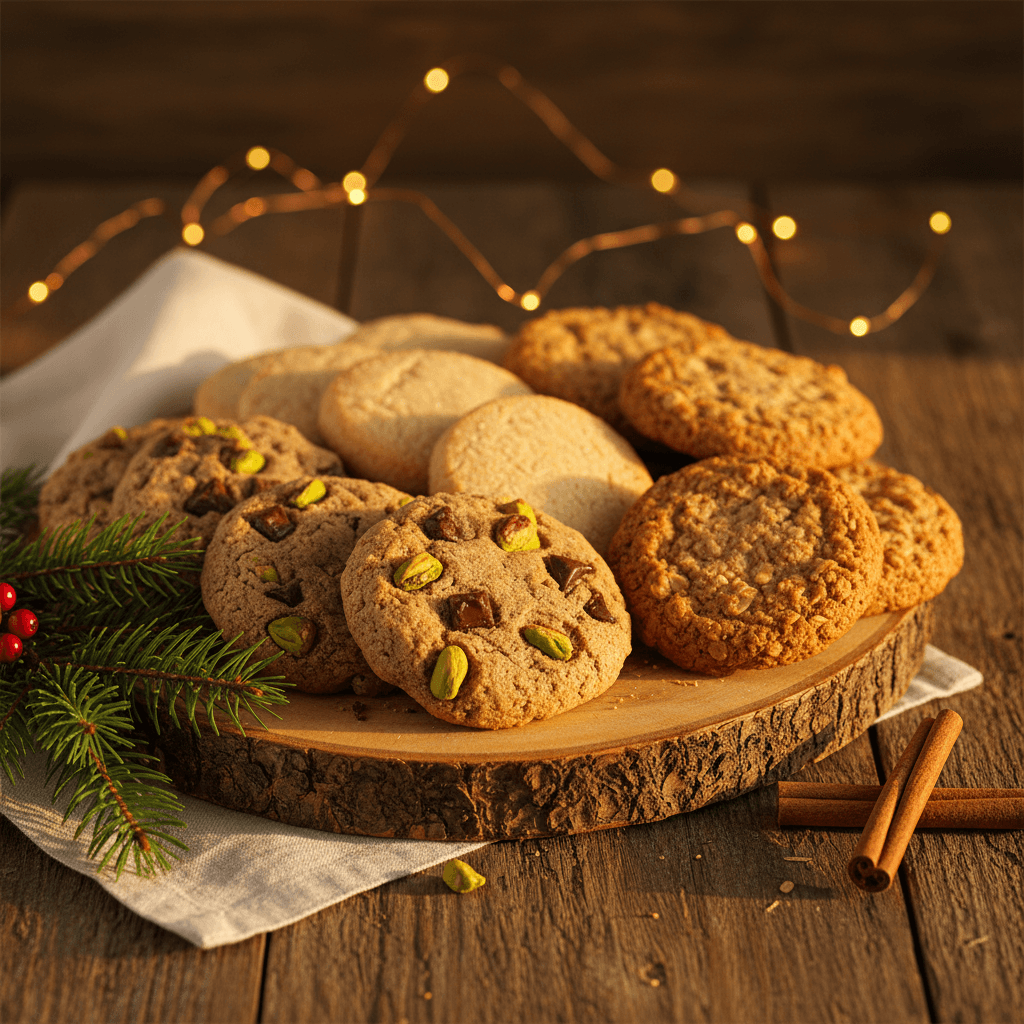 Christmas cookies platter image
