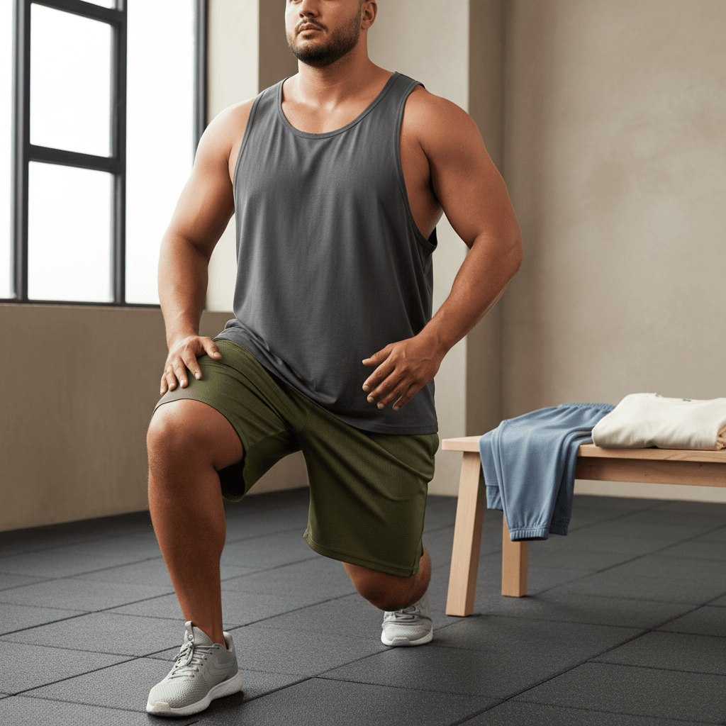 Workout apparel for bigger guys image