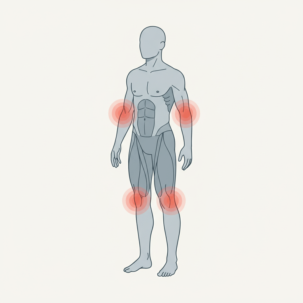 Muscle soreness visualization