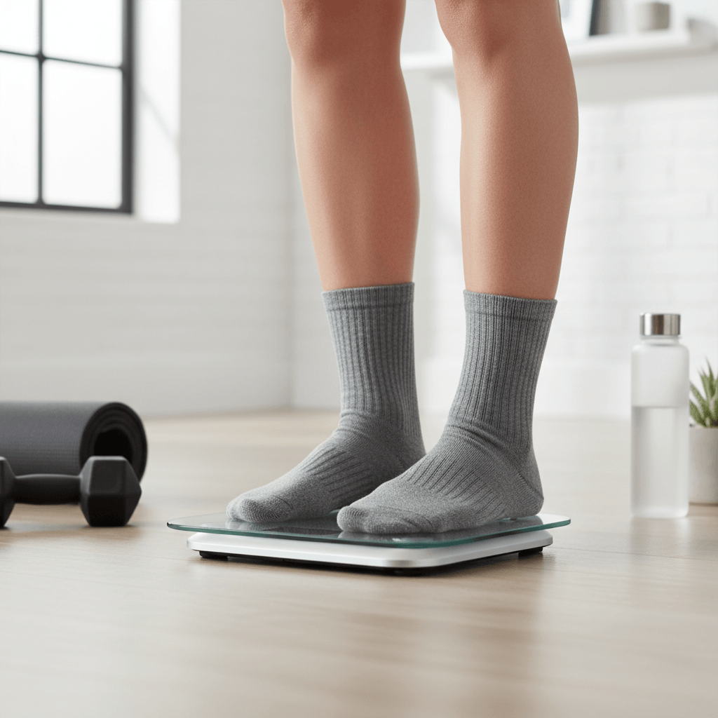 Smart scale in use