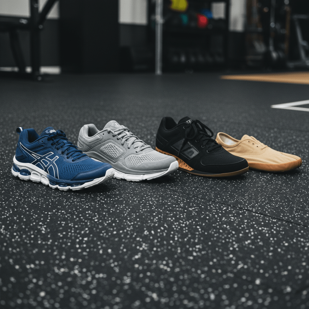 Gym sneakers variety image