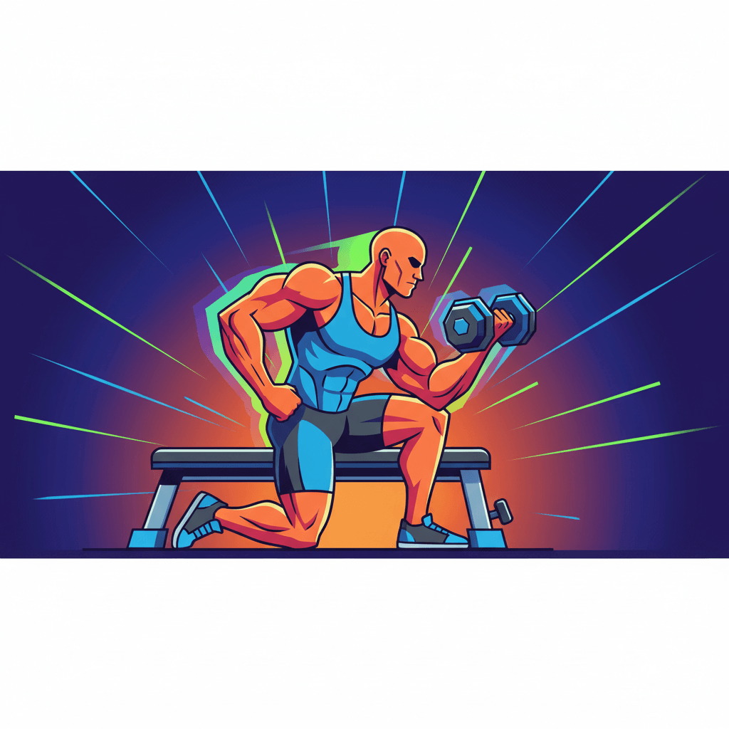 Muscle building visual