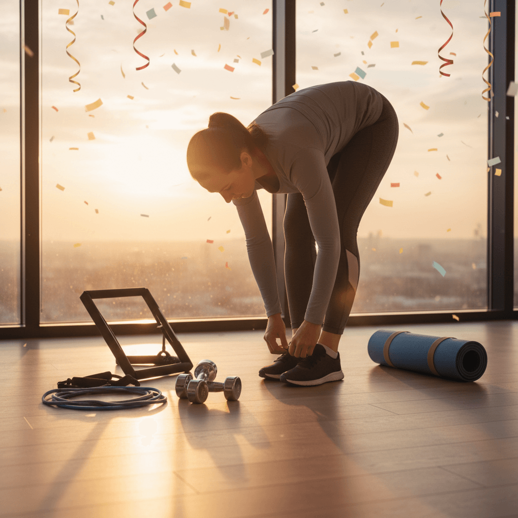 New Year fitness 2026 visual